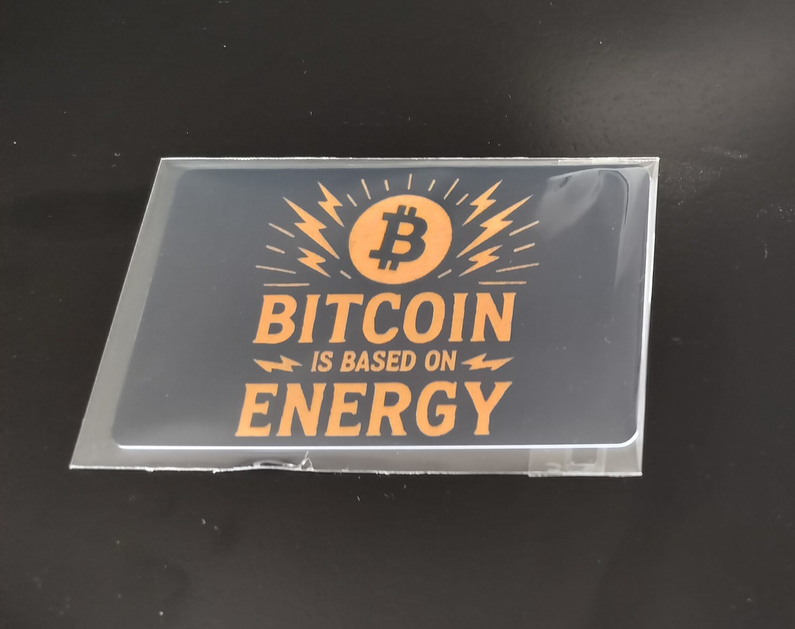 Ballet Bitcoin Is Based On Energy ⚡Cold Storage Wallet New Unused Sealed