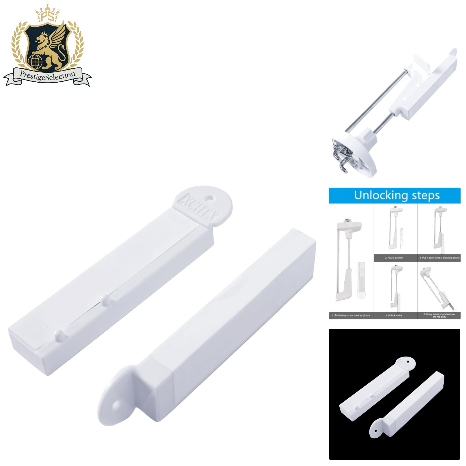 Magnetic Key for Advanced Security - 2 Pack Anti-Theft Solutions for Hooks