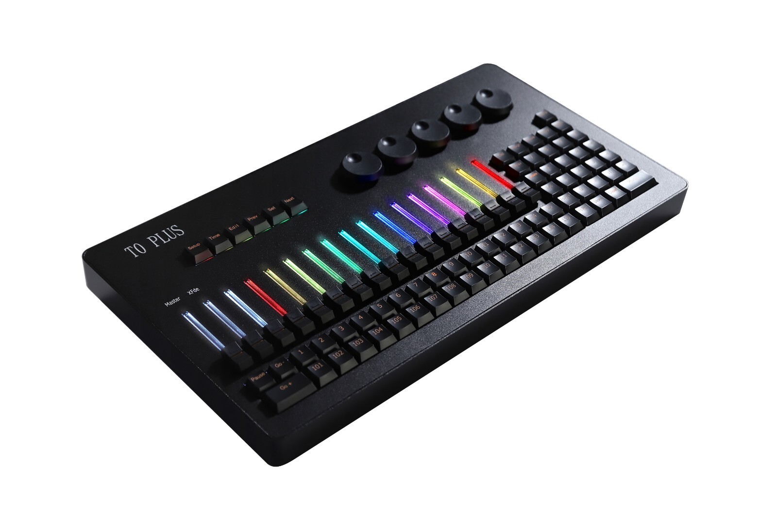 T0 plus RGB LED backlight fader command wing controller dmx console M2 +bag