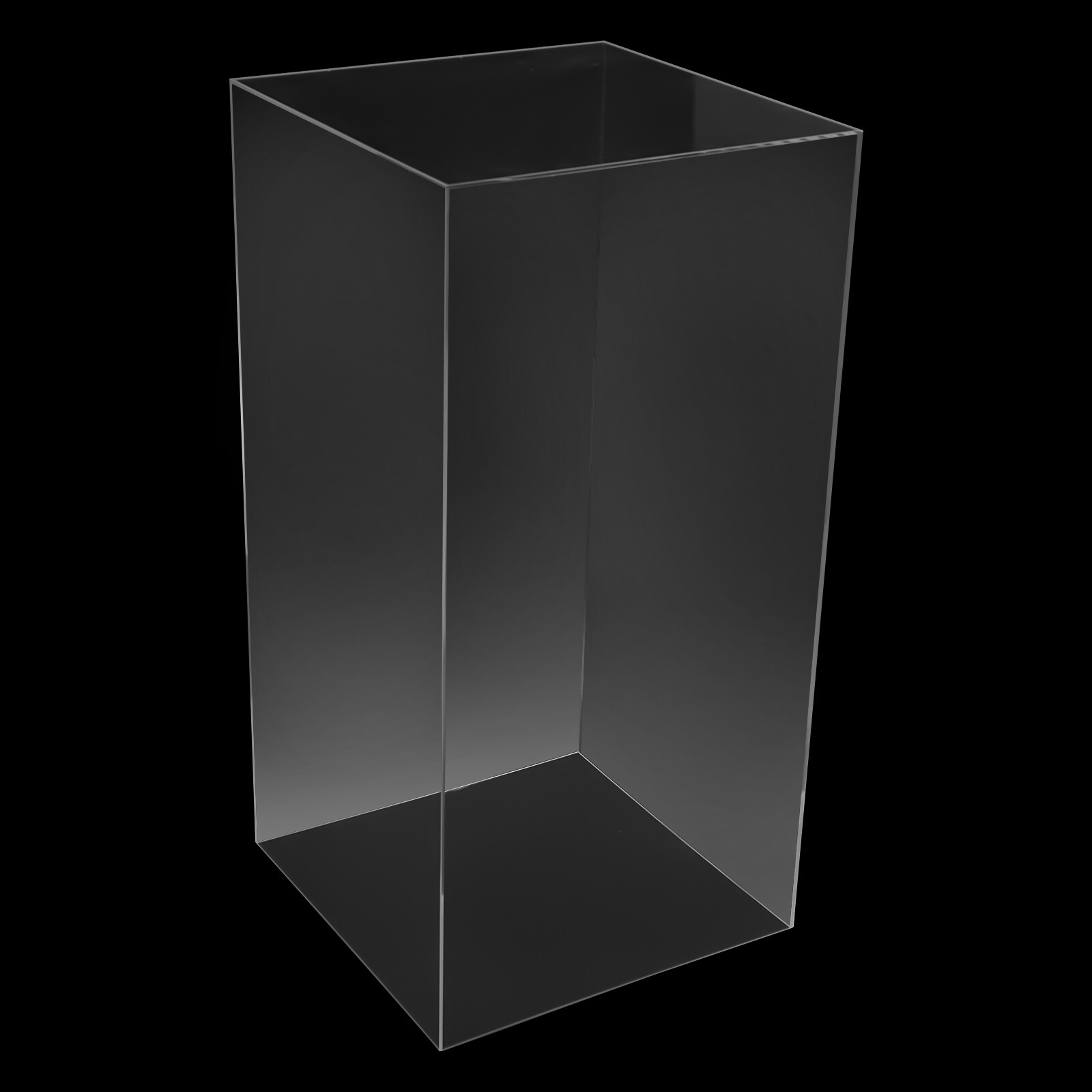 24" Large Acrylic Display Case Dustproof Clear Box Action Figures Case Organizer