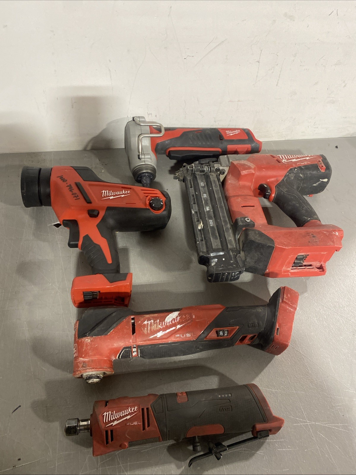 Lot Of 5 Milwaukee Tools FOR PARTS OR REPAIR