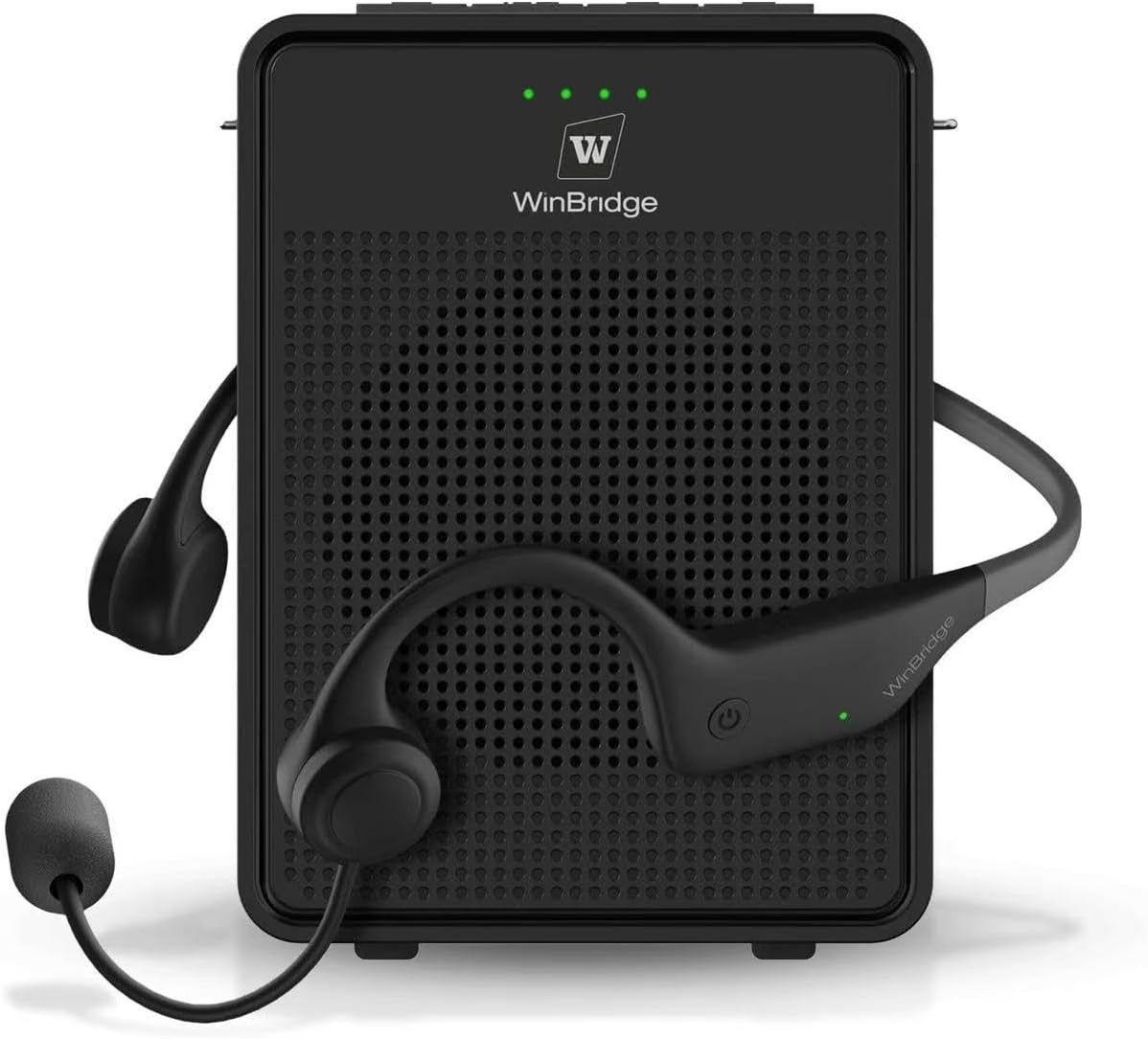 Voice Amplifier Wireless Ear-Hook Headset Microphone, Original Sound Portable M