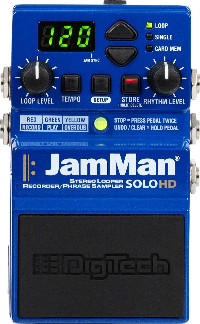 Digitech JAMMAN-SOLO-HD Compact Stereo Looper Pedal