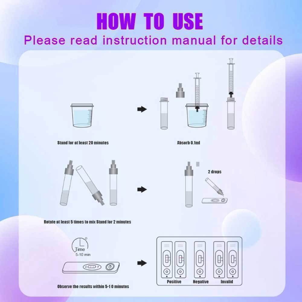 1Set Man Male Sperm Concentration Rapid Test Kit Sperm Motility Detection