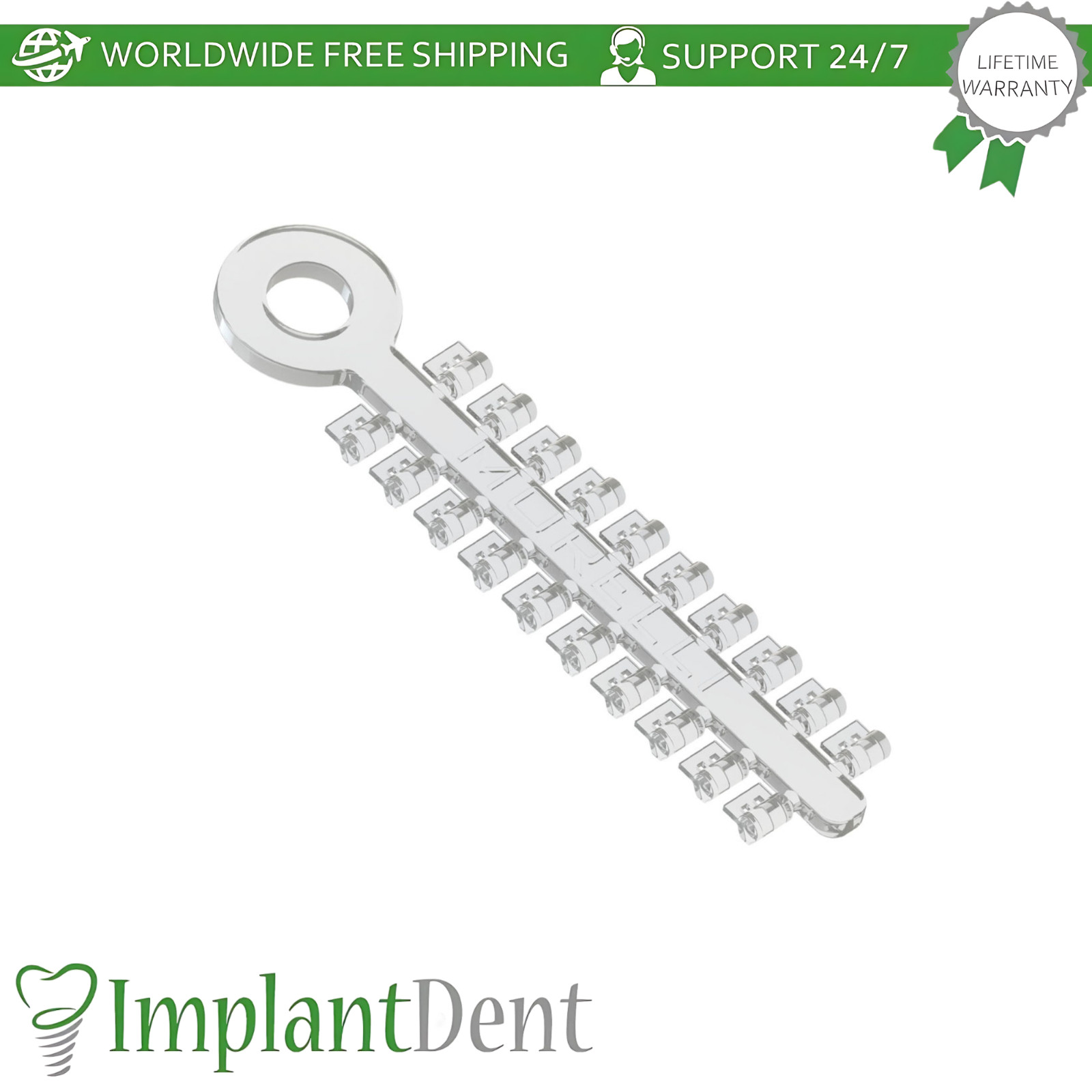 Dental Elastic Rotators 100pcs Promotes Precise Rotational Teeth Alignment