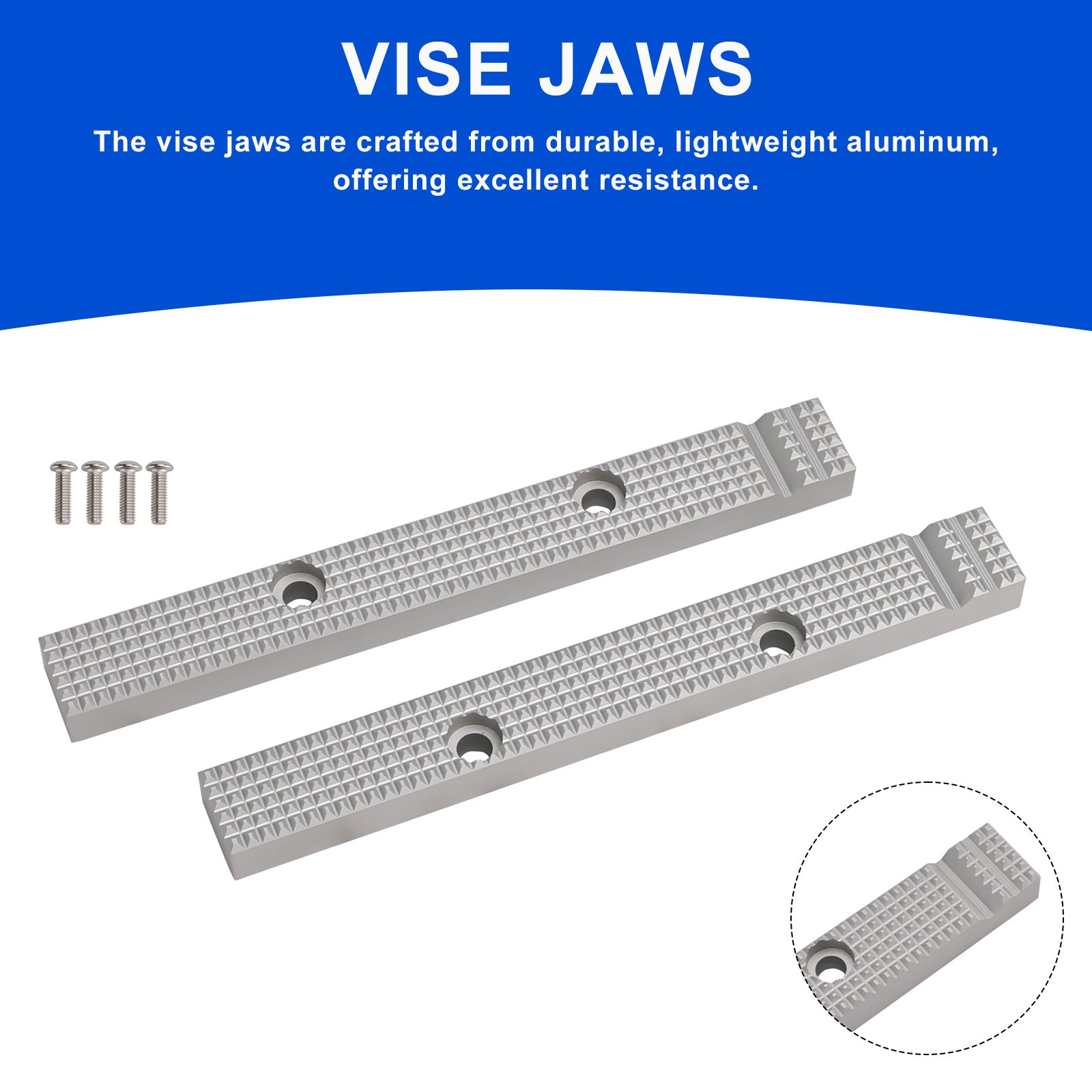 Fitting Vise Jaw for Older USA Models 6 1/2" Reversable Gray Vises for Craftsman