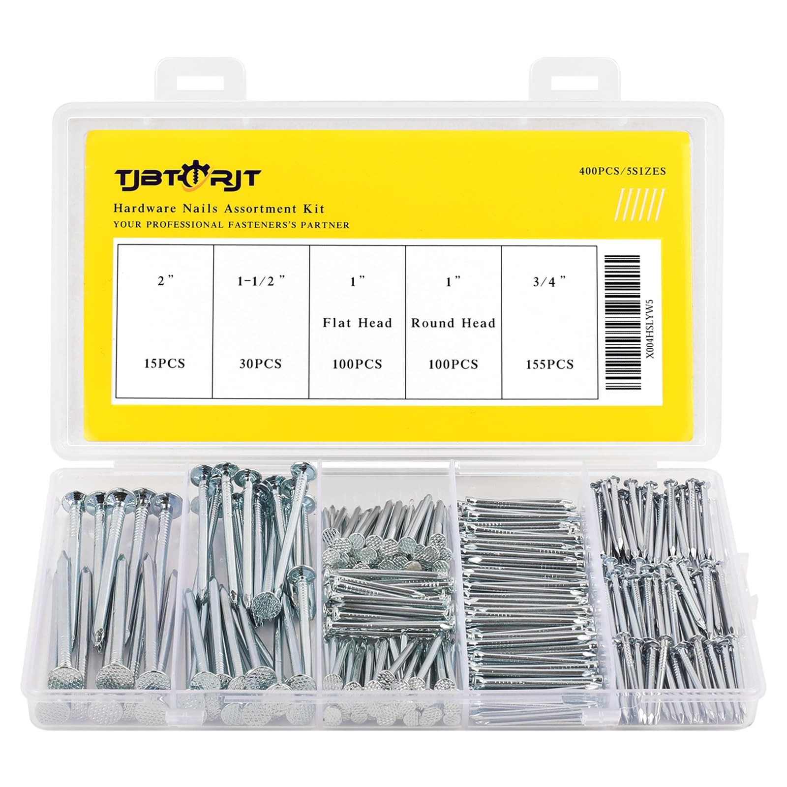 400PCS Nails for Hanging Pictures Hanging Nails for Wall Art Heavy Duty up to 2