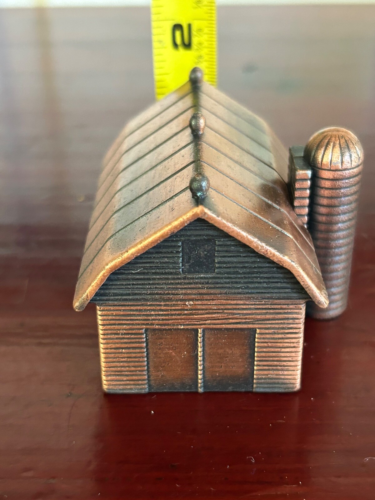 Antique Finished Die Cast Miniature Barn Pencil Sharpener