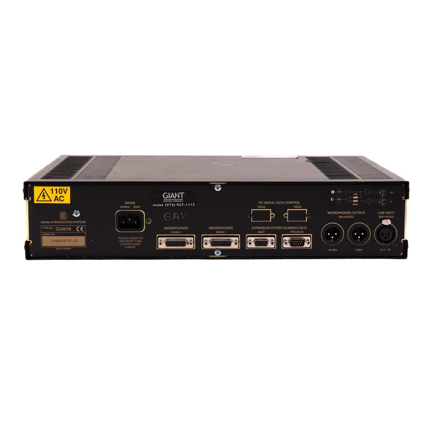 Danish Interpretation Systems CU4010 Central Station