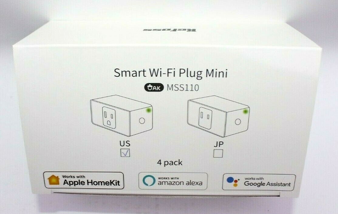 Refoss Smart Wi-Fi Plug Mini 4 Pack MSS110 US Ver 4.0 - White - New, Ships Free