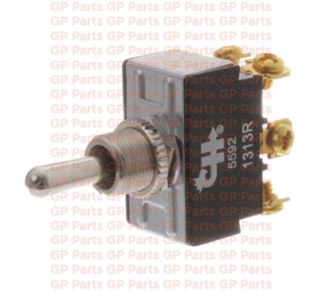 Skyjack 111627, TOGGLE SWITCH(3P)(DPDT)(Screw)(On-Off-On)