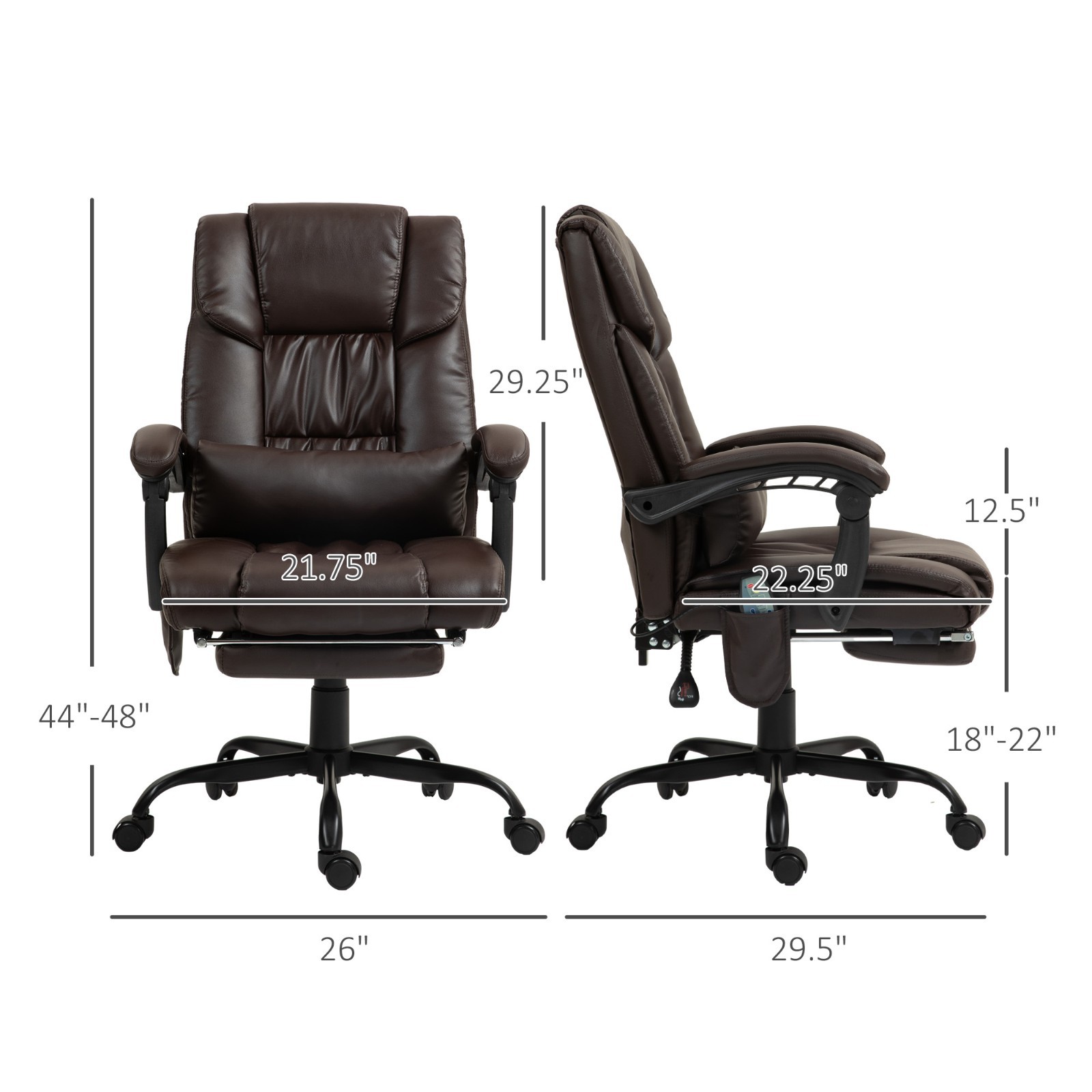 ❄️FREE SHIPPING!❄️Office/Massage/Reclining Chair w/Wheels, Thick Padding, & More