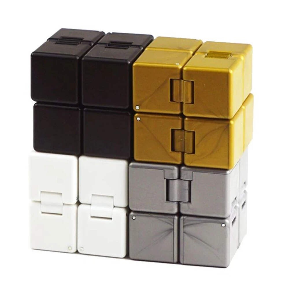 4 Colors 2x2 Infinity Cube Endless Speed Cube Professional Puzzle Toy Cubo