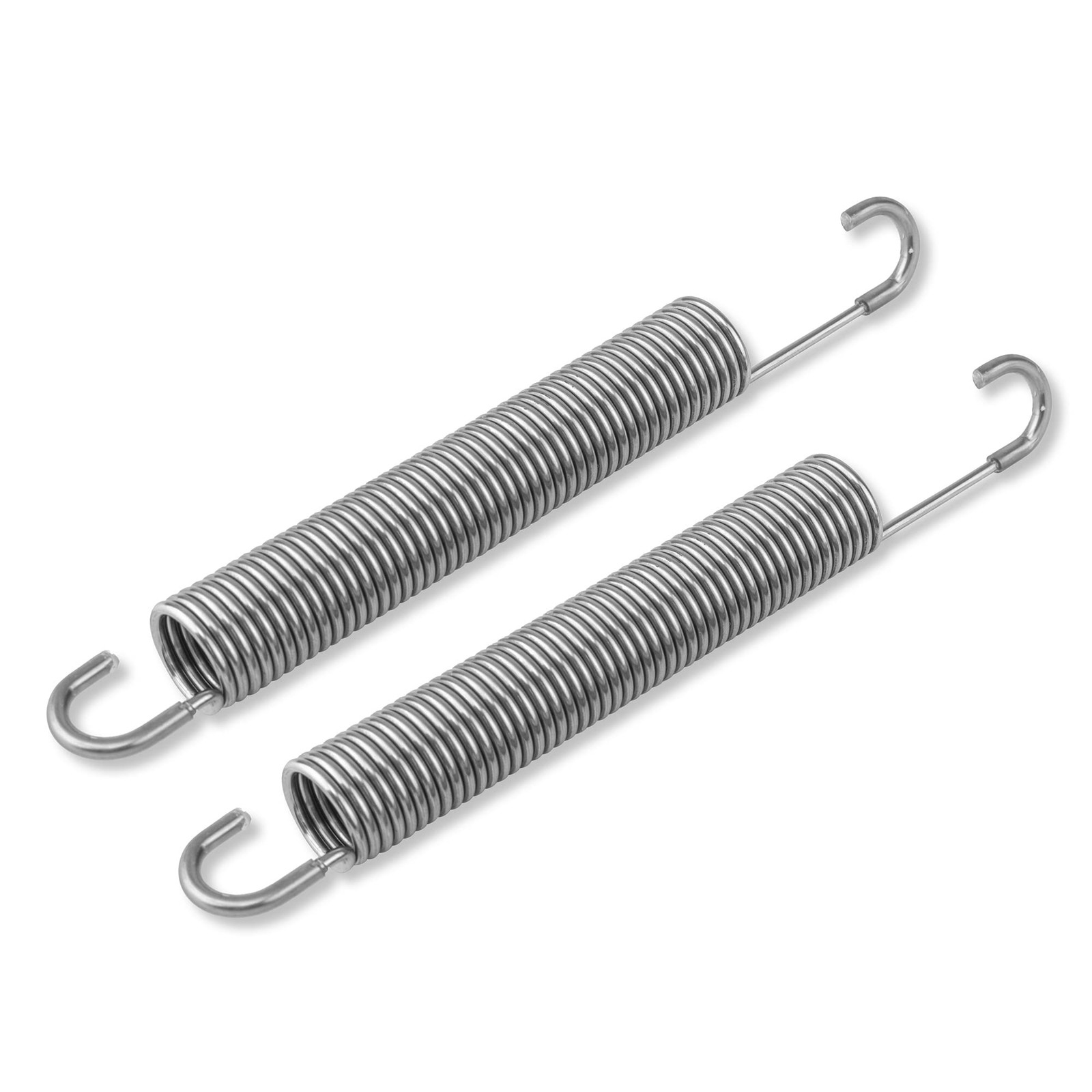 2 PCS Stainless Steel Recliner Sofa Tension Springs Long Neck Hook Style