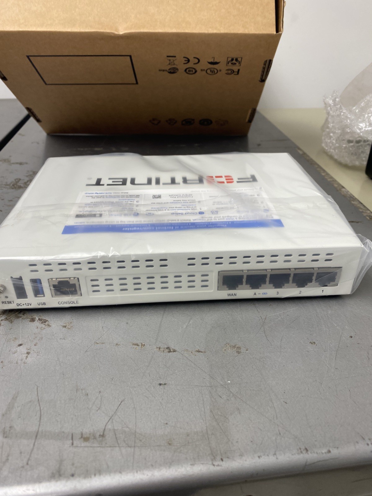 New FortiNet FortiGate FG-40F Firewall - FG-40F-BDL-950-12 - 1-Year FortiGuard