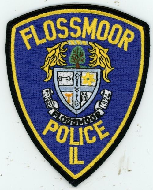 ILLINOIS IL FLOSSMOOR POLICE NICE SHOULDER PATCH SHERIFF