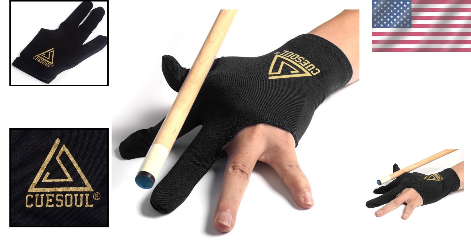 Versatile Billiards Gloves Set - 10pcs 3 Finger, Breathable, Flexible Design