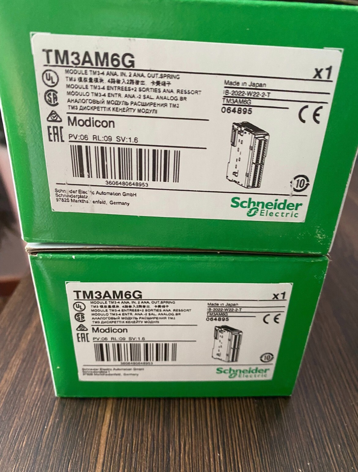 new - For NEW Schneider plc module TM3AM6G With box