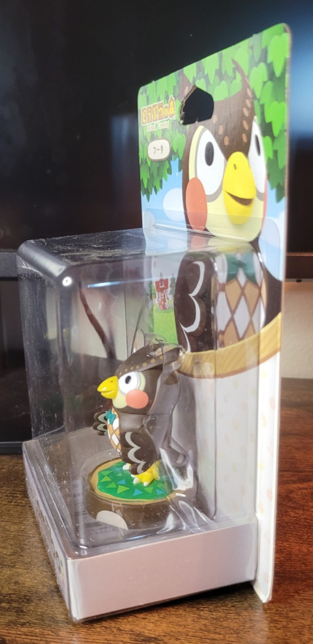Animal Crossing Wired Controller Switch + Blathers Lottie Amiibo Bundle New Seal