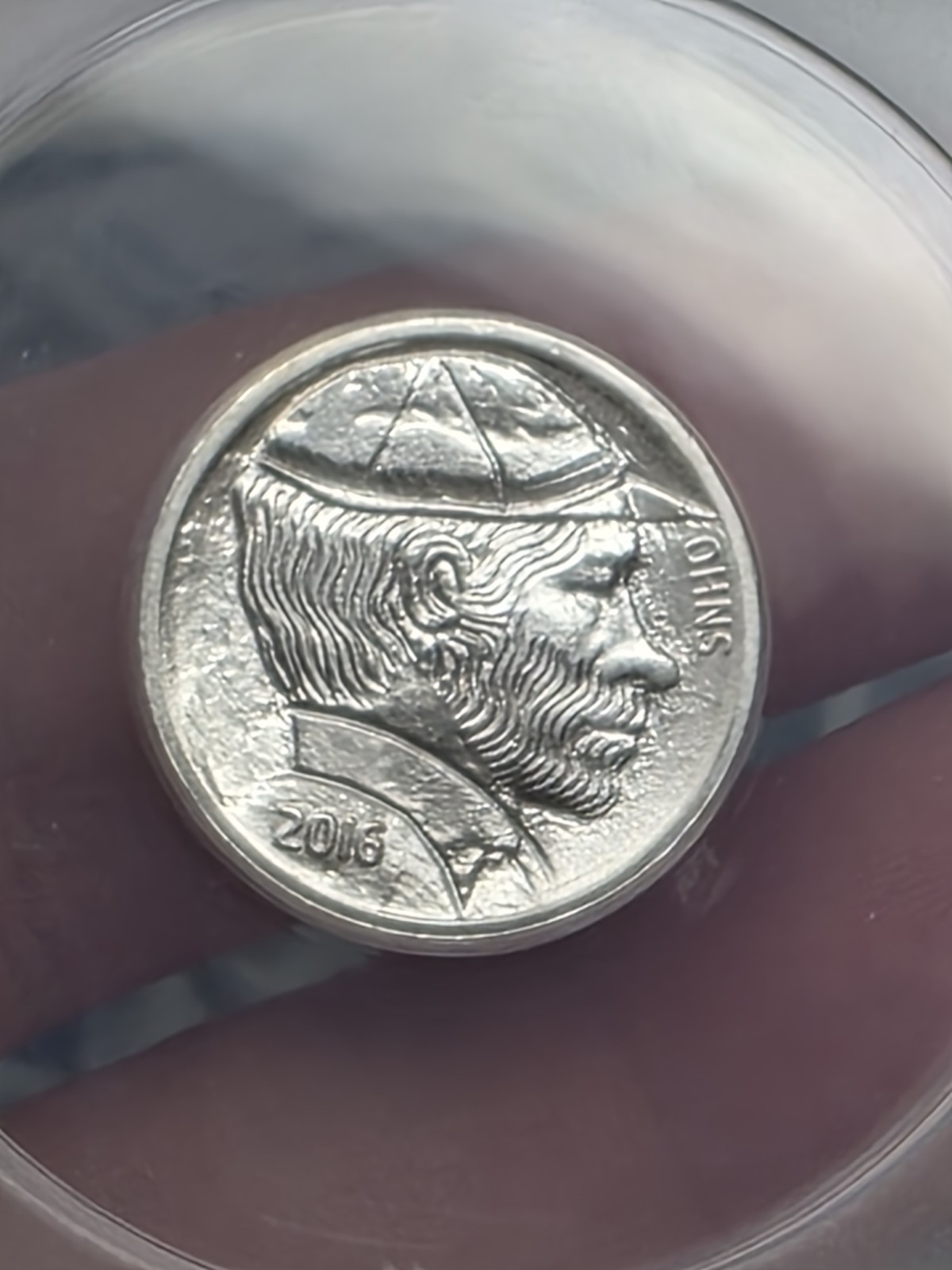 Dan CARR 2016 OHNS TOKEN! SILVER! ANACS MS69. 125 Mintage! Limited! Signed!