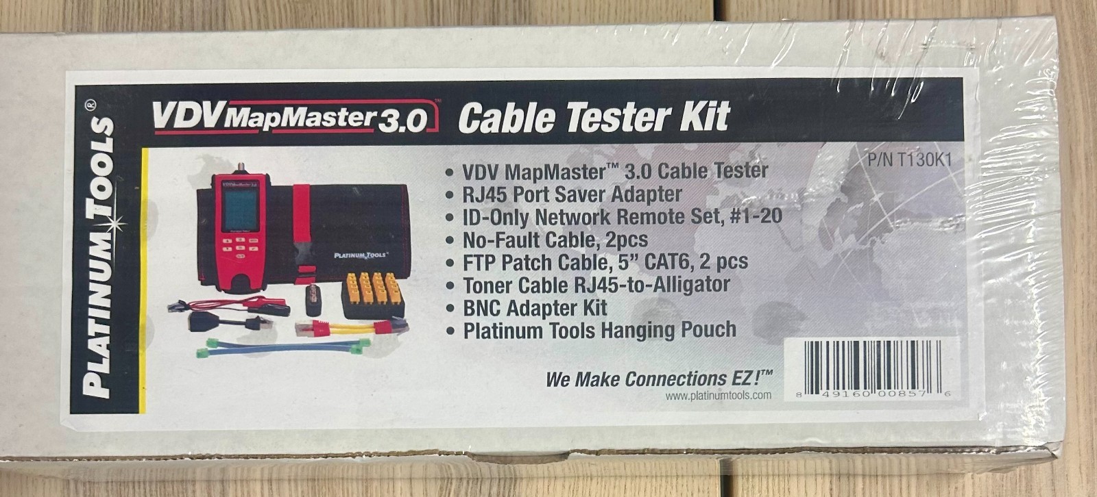 Platinum Tools T130K1 Platinum Tools logo VDV MapMaster 3.0 Cable Tester Kit, Ne