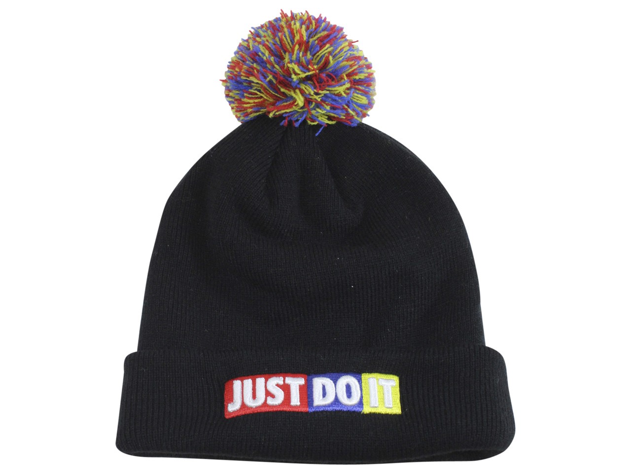 Nike Little Boy's Just Do It Pom Beanie Hat