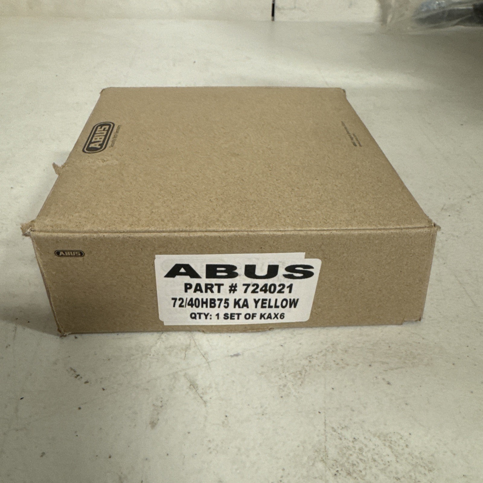 3 Pack - Abus Lock 72/40HB75 Aluminum Safety Lockout Padlock