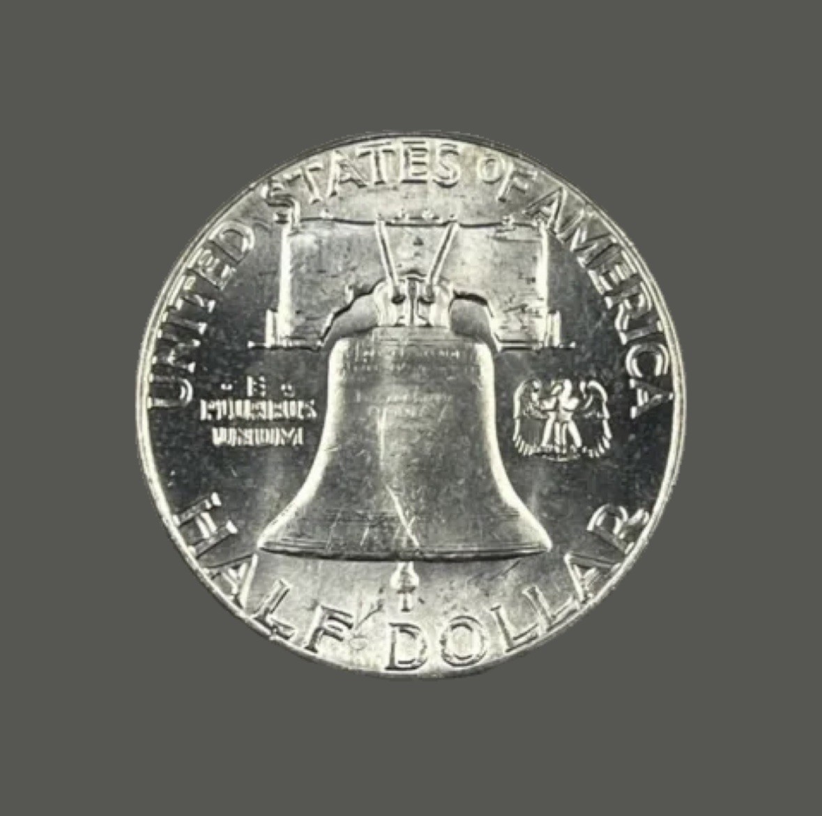 1963 (D) Ben Franklin Half Dollar US 90% Silver