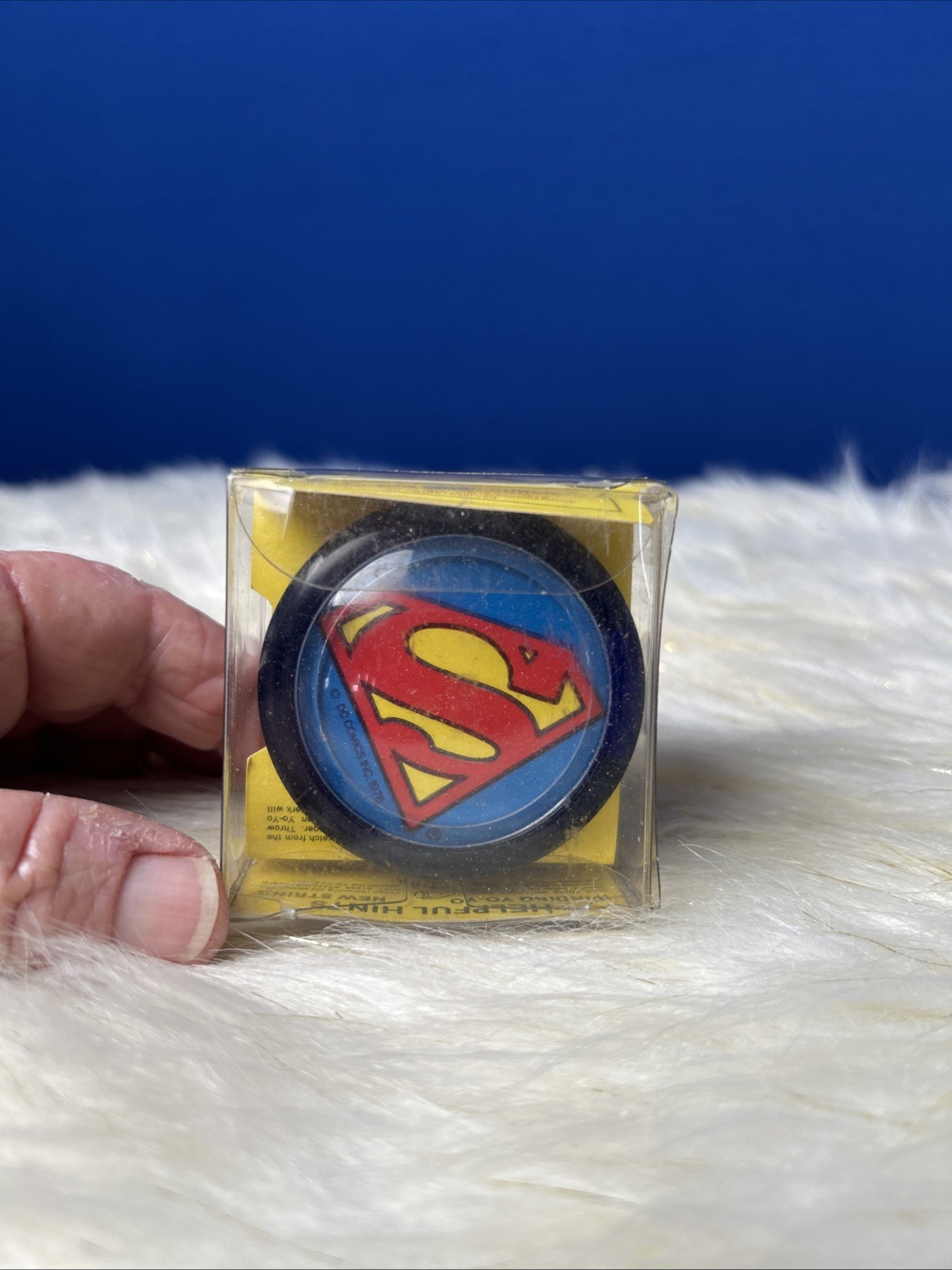 Vintage 1978 Duncan Magic Motion Yo-Yo Superman W/ Original Packaging