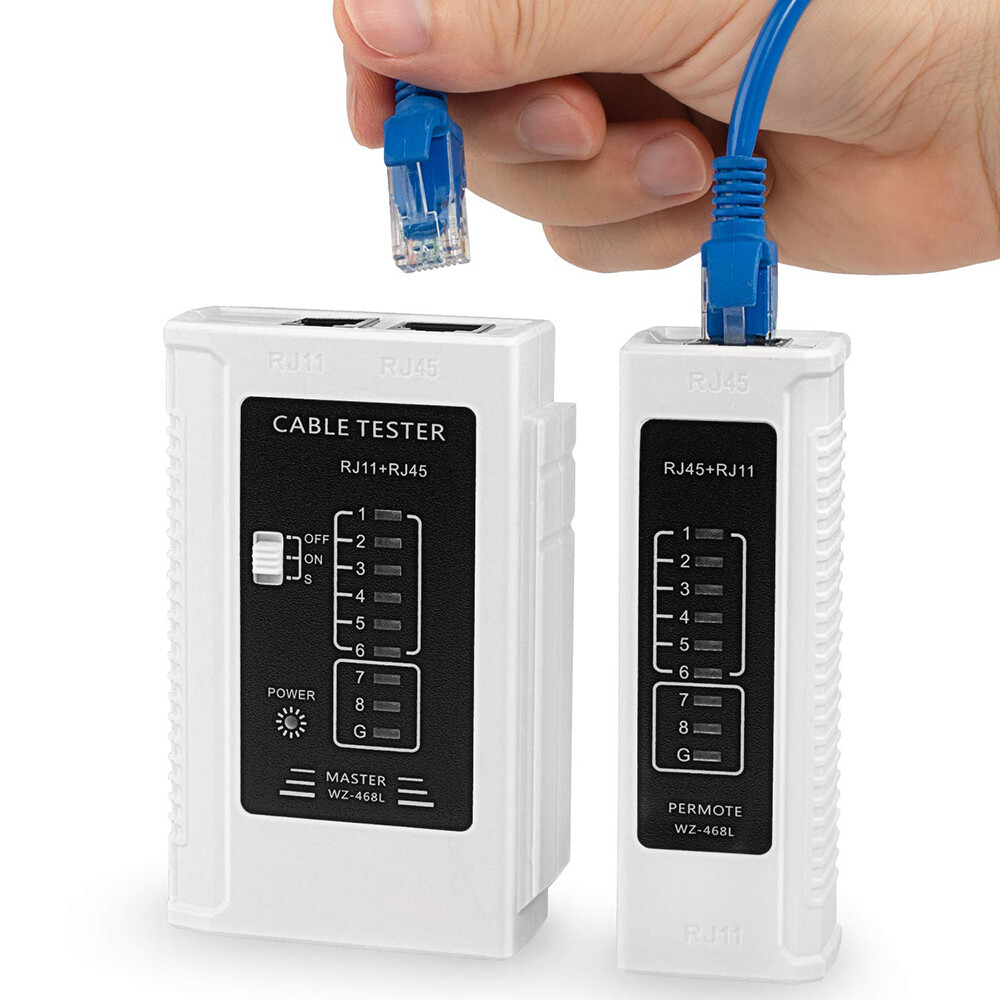 Network Cable Tester RJ45 RJ11 RJ12 UTP LAN Cable Tester Wire Networking Tool