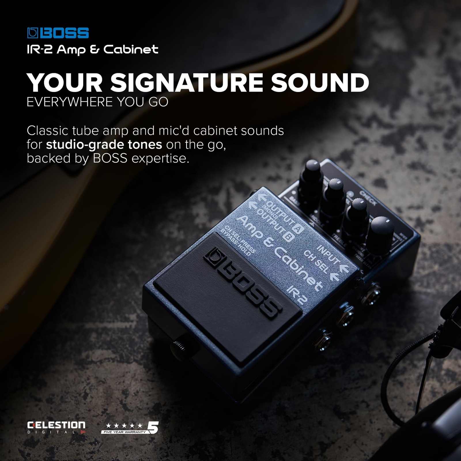 BOSS IR-2 Amp & Cabinet | Premium Emulator & IR Loader | 11 Black