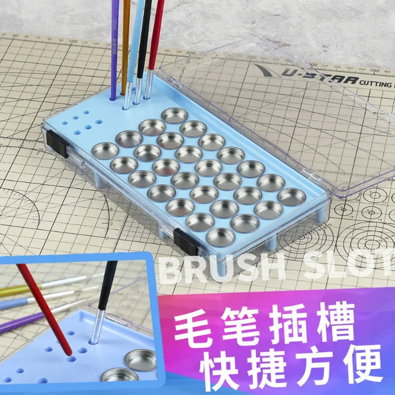 Ustar UA-90252 Hand Painted Mixing Palette Coloring Tools Assembly Model Tool
