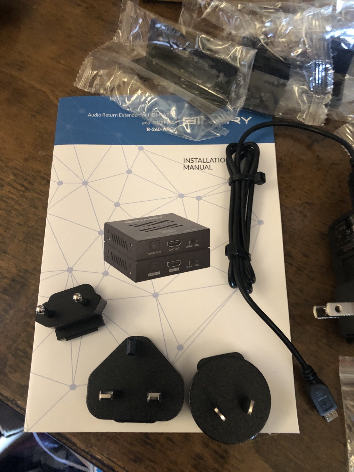Binary B-260-ARC ARC/SPDIF Extender, Incomplete open box