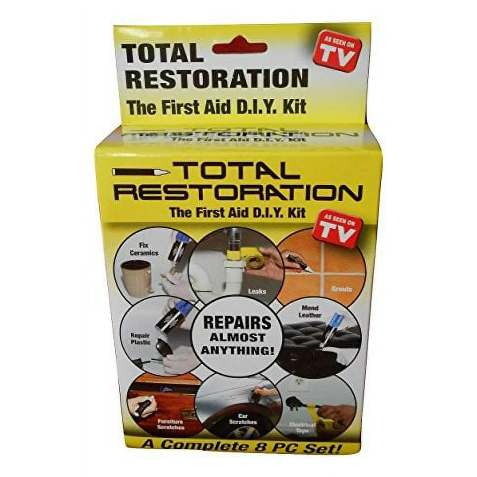 As Seen on TV Total Restoration Kit Restores, Repairs, Bonds, Renews Furniture