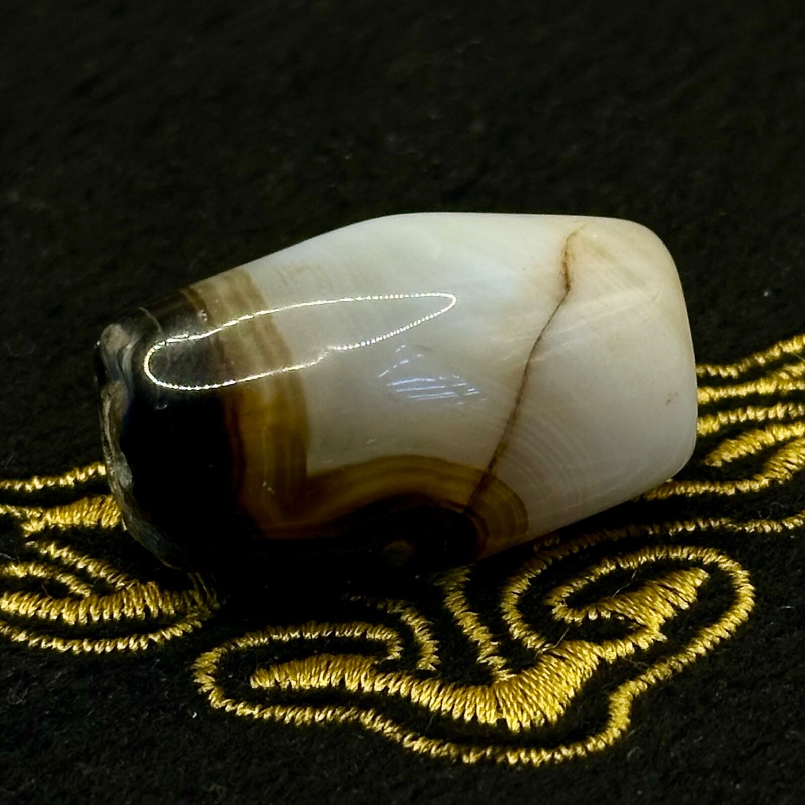 Rare Ancient Roman Greek Agate Sulaimani Old Bead in Good Condition