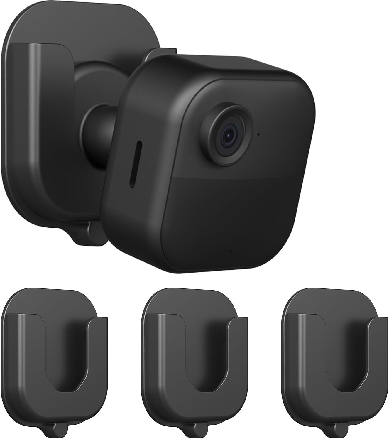 3-Pack Adhesive Brackets for Blink Mini & 4th Gen, 360° Adjustability