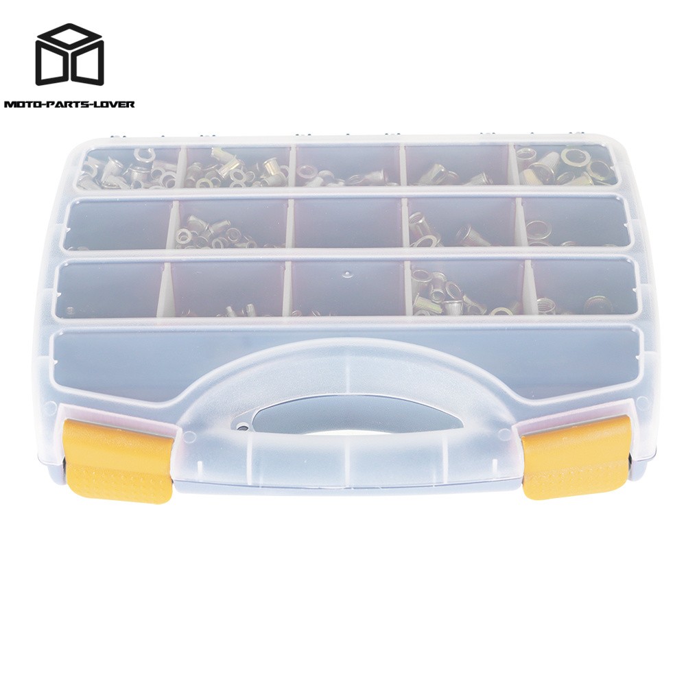 900Pcs Rivet Nut Gun Kit Rivnut Setting Tools Nut Setter Tool Hand Riveter