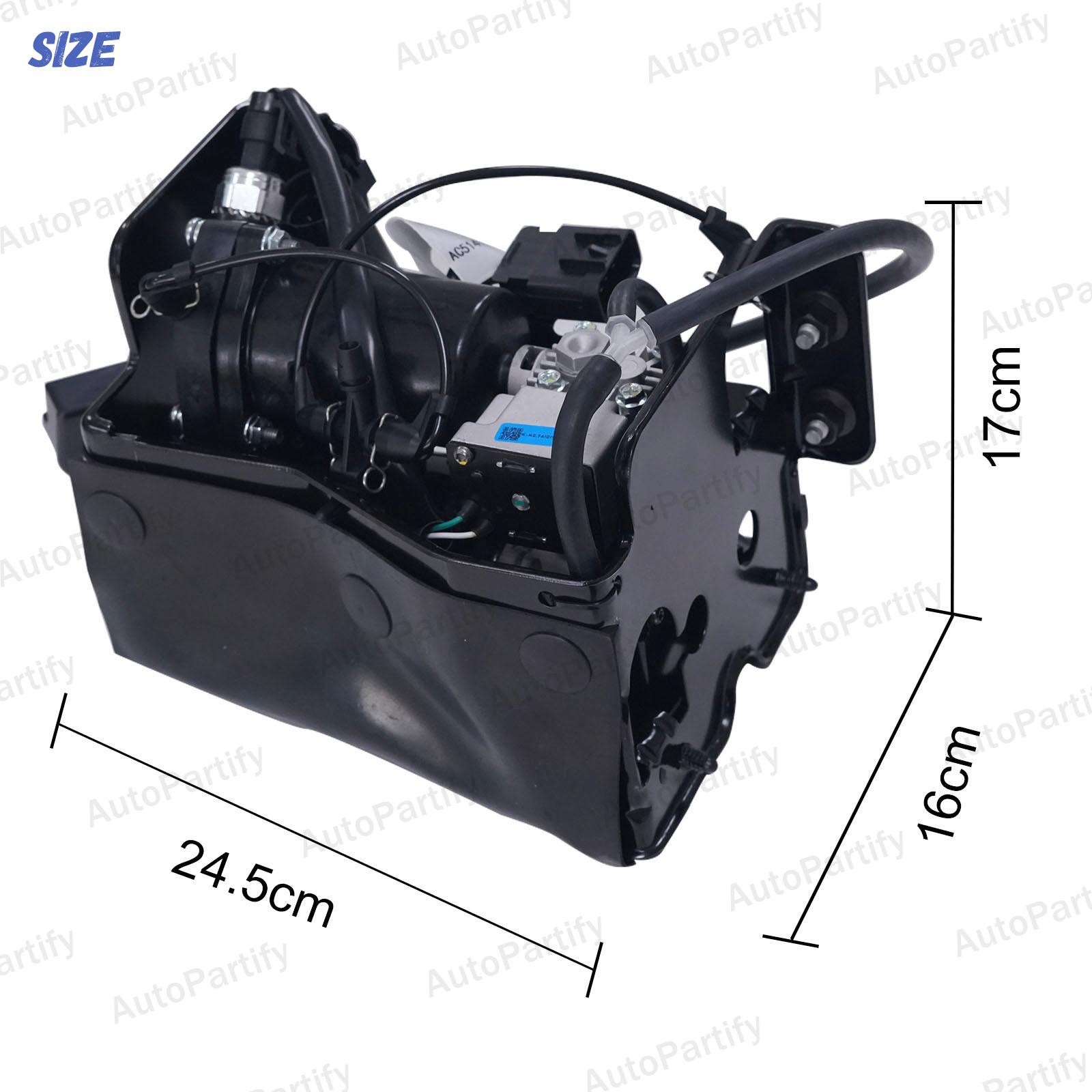 Front Rear shock Absorber & Air Suspension Pump Compressor for Escalade Suburban