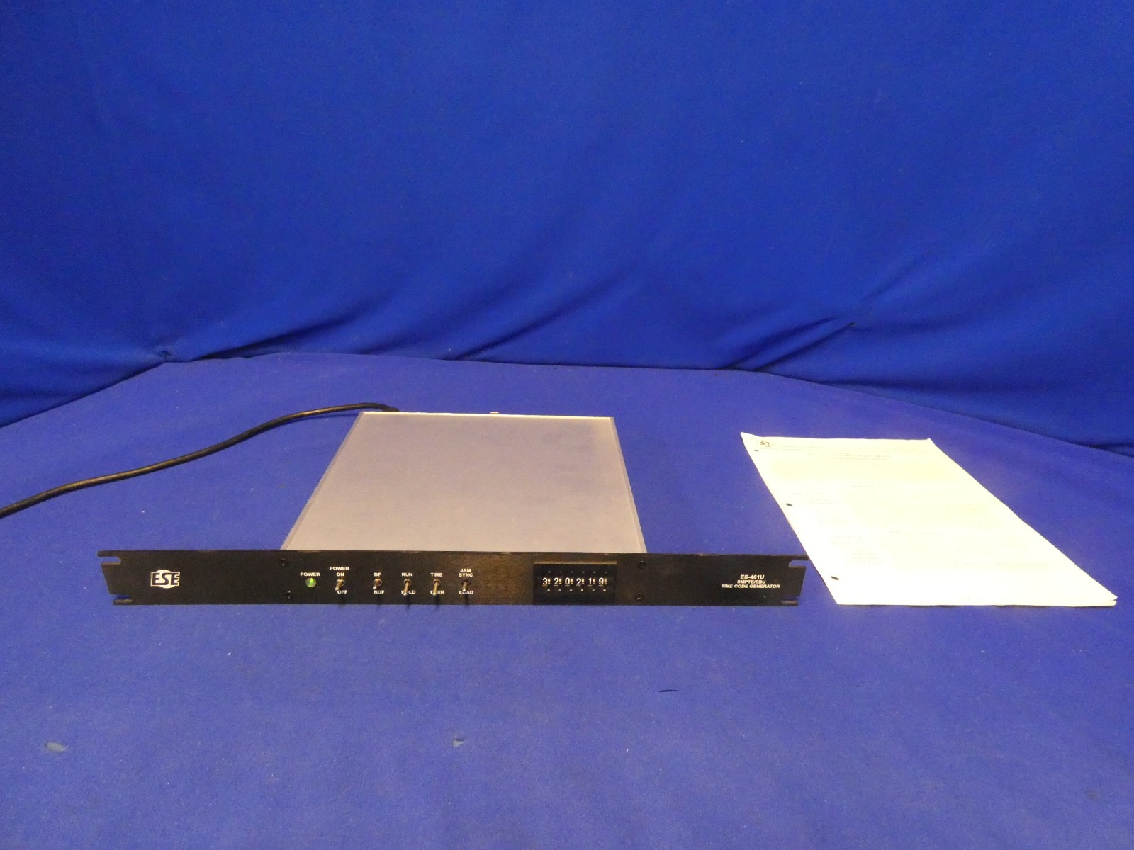 ESE ES-461U SMPTE/EBU Time Code Generator w/Manual