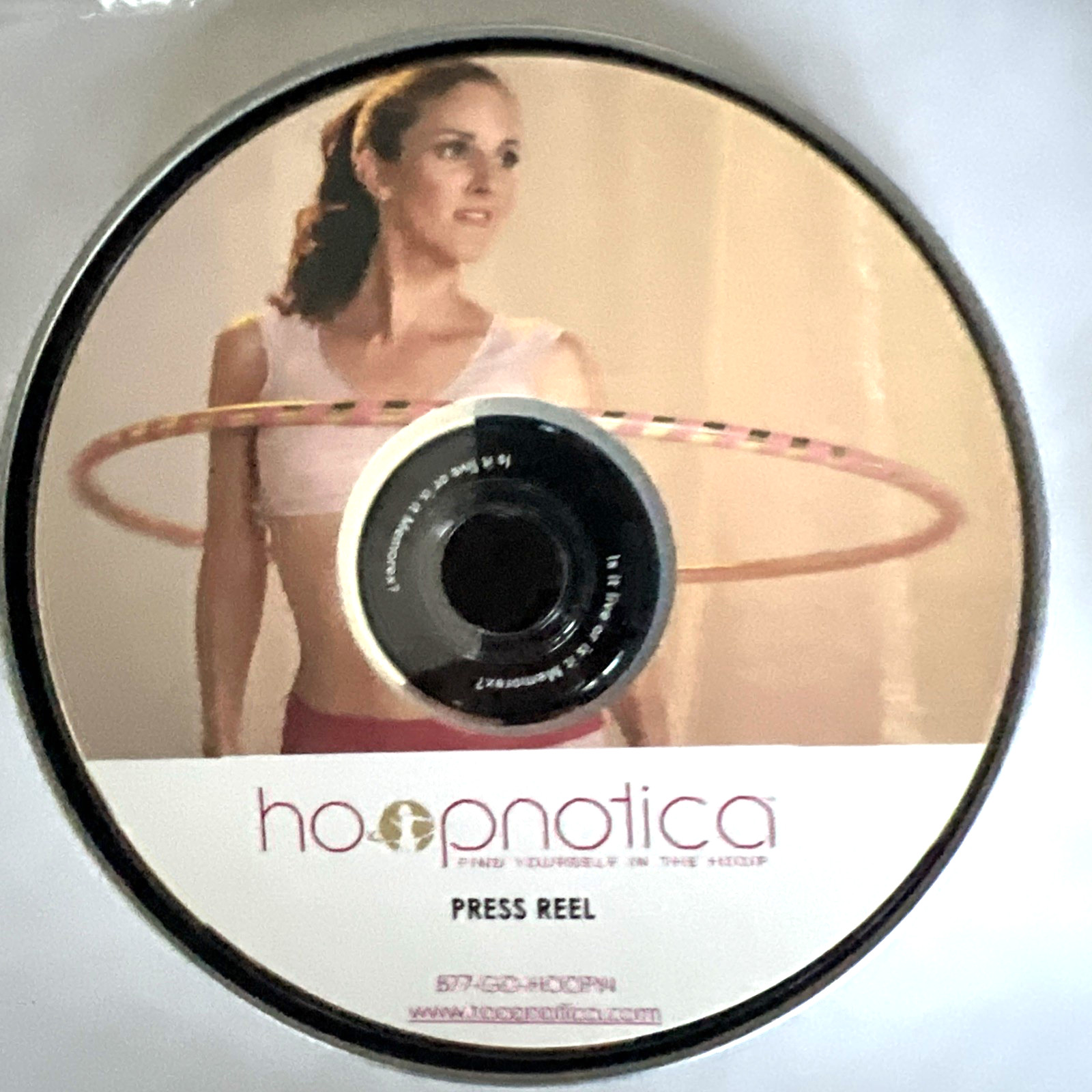New in Box Hoopnotic Travel Hoop Exercise Kit w Instructional Video & Travel Bag