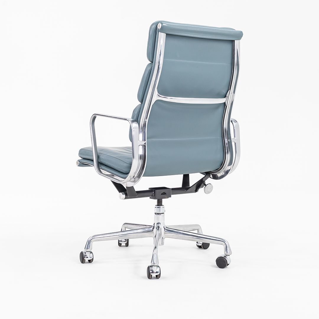 2005 Herman Miller Eames Soft Pad Executive Desk Chair in Blue Leather 15x Avail