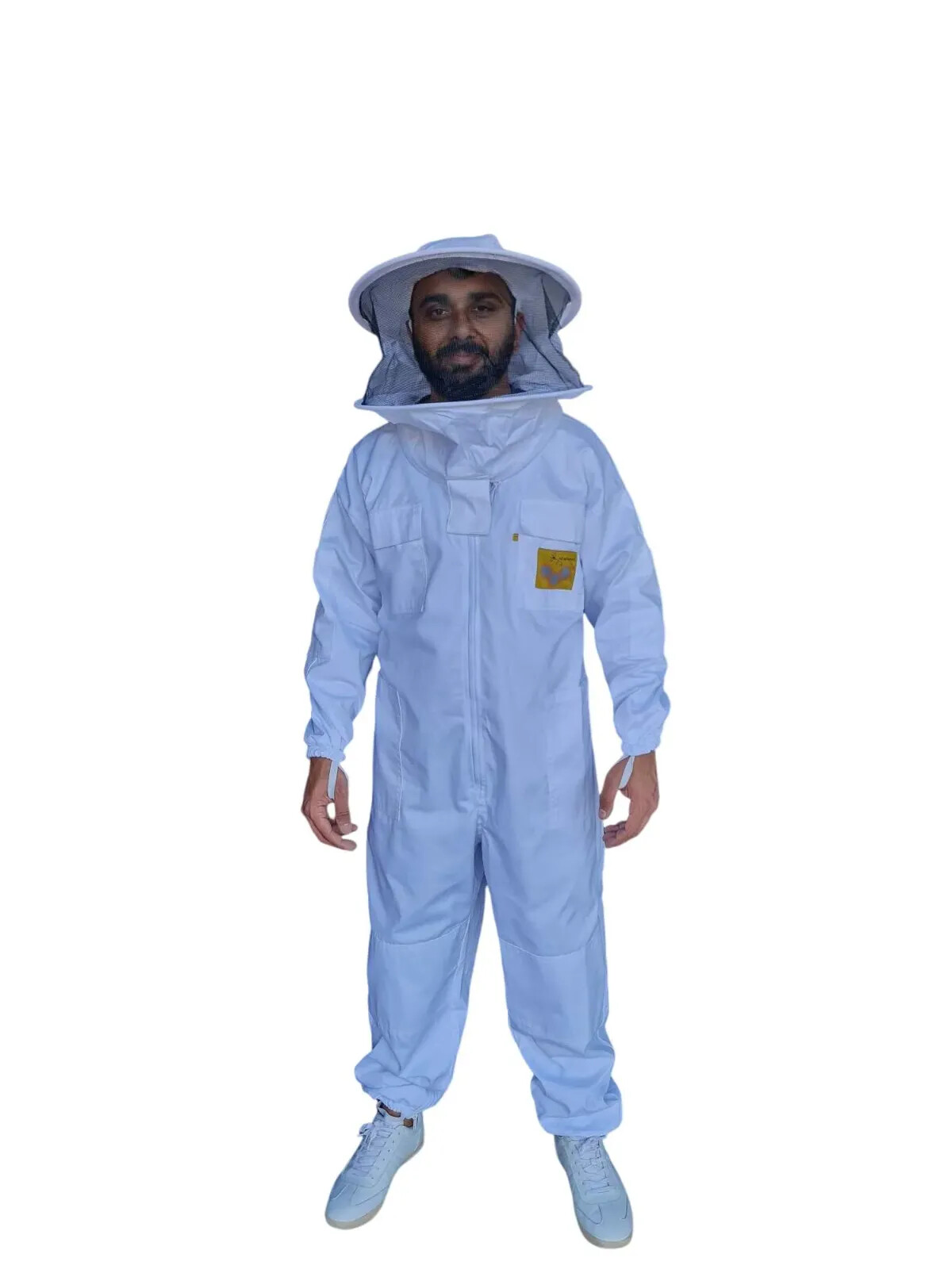 OZ APIARIST BEEKEEPING SUIT HEAVY DUTY  BEEKEEPER SUIT , COW HIDE VENTED GLOVES
