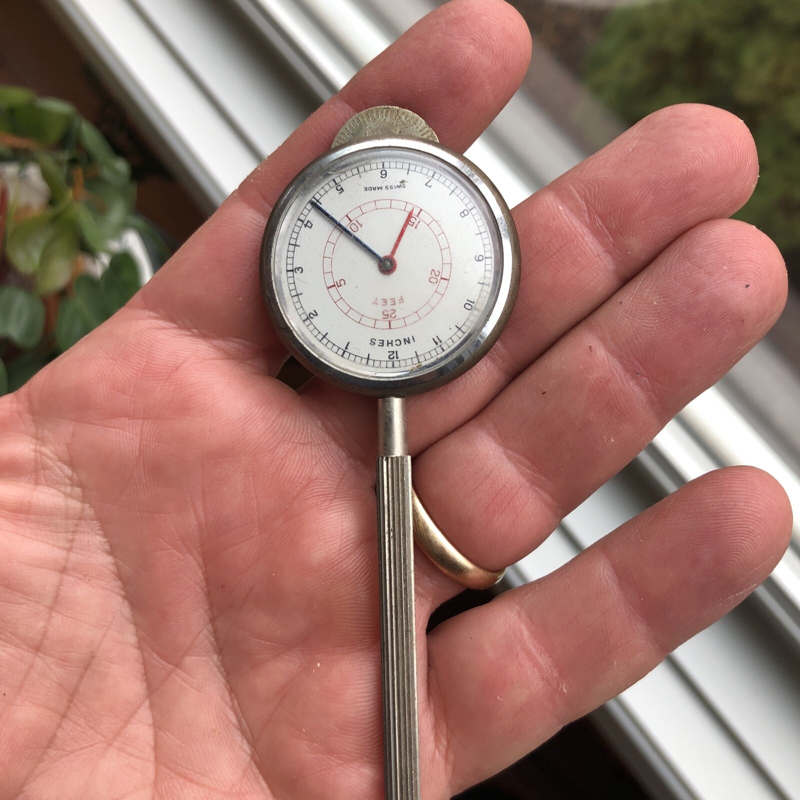 Vintage Charles Bruning Co. Opisometer Precision Map Measuring Tool Swiss Made
