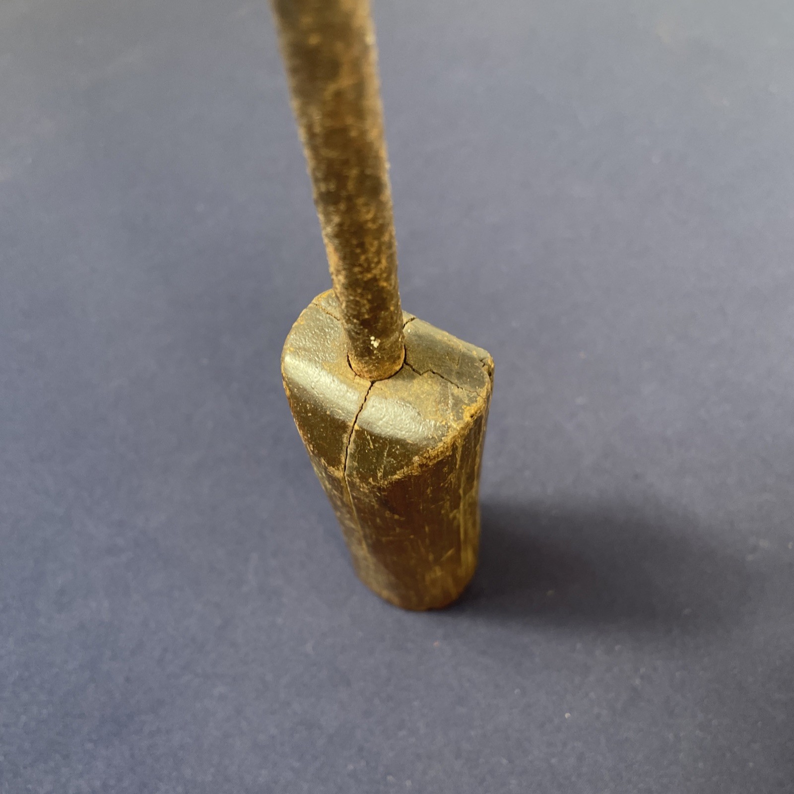 LARGE OLD ANTIQUE COPPER SOLDERING IRON
