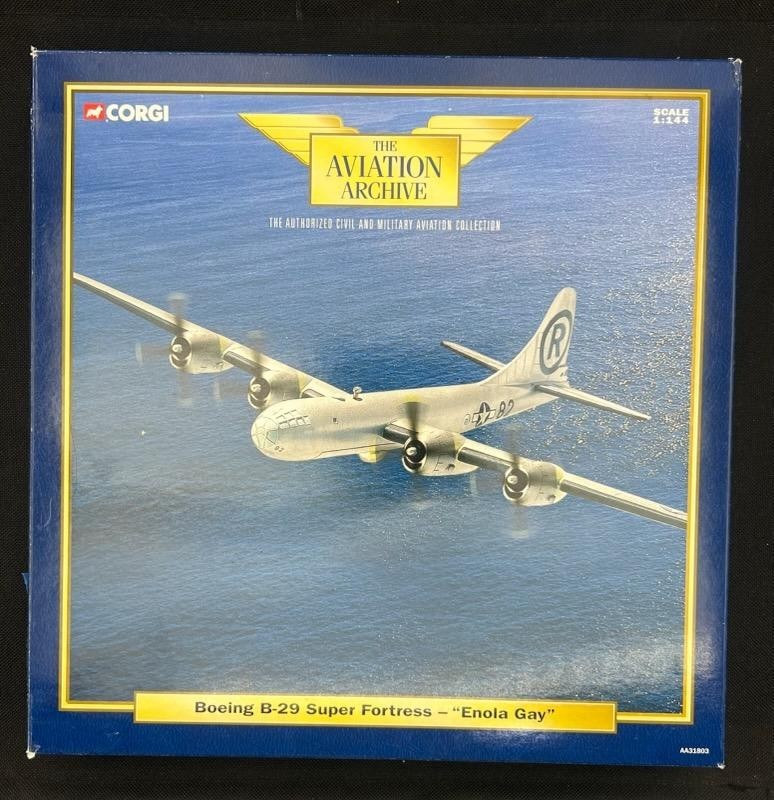 Vintage Corgi AA31803 B-29 Super Fortress "Enola Gay"  1/144 Scale,NIB