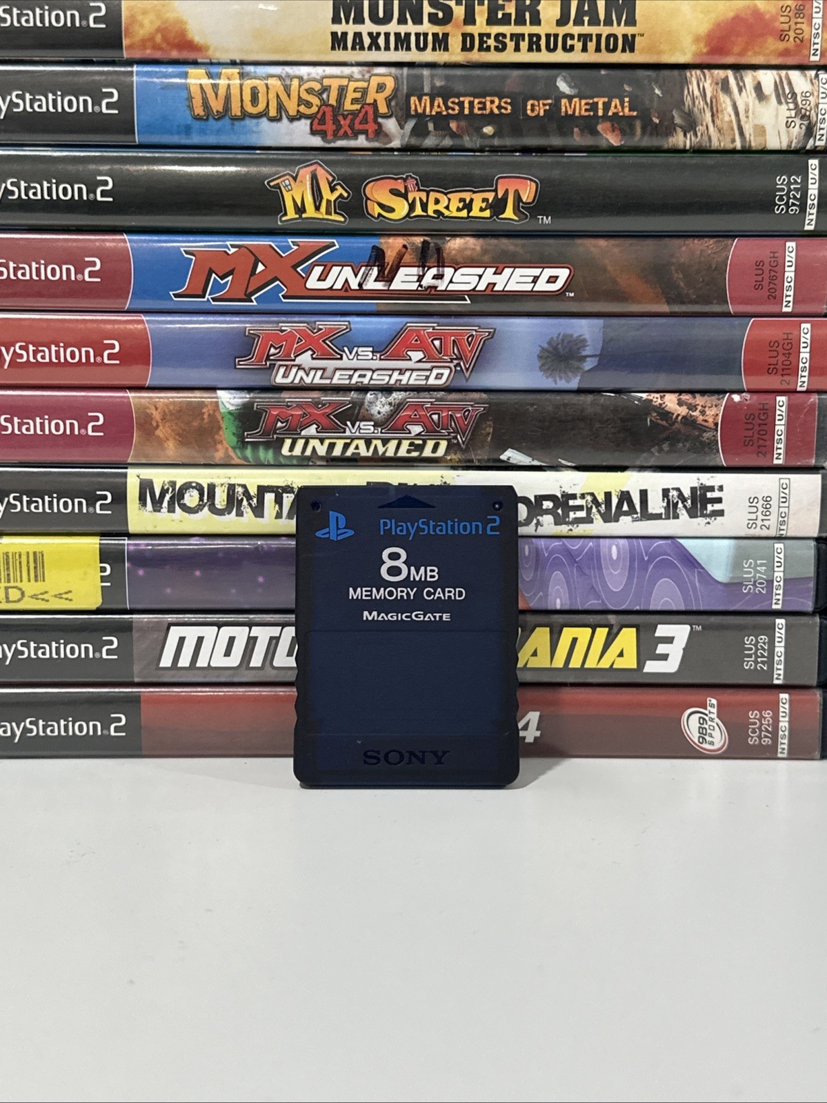 Sony PlayStation 2 Memory Card PS2 MIDNIGHT BLUE MagicGate 8MB SCPH-10020