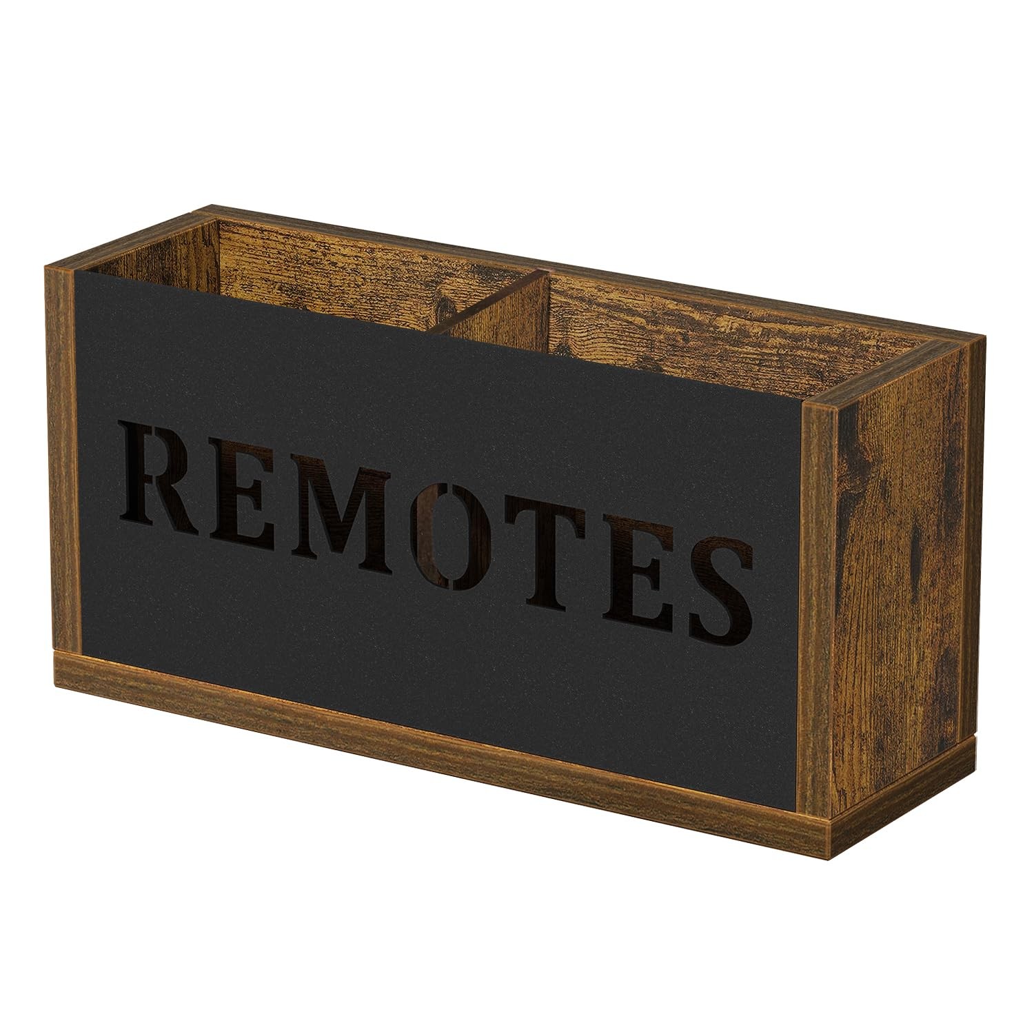 Universal TV Remote Control Holder Wall Mount Organizer Divided Storage Box