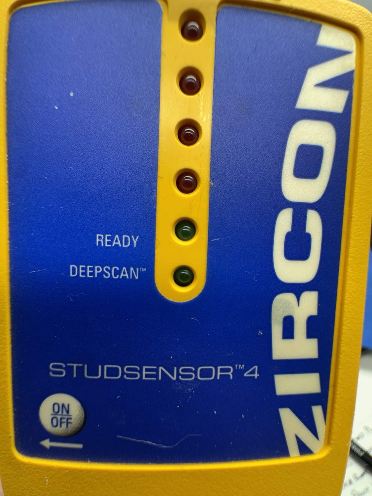 Zircon Studsensor “4 W/ Paperwork No Battery -Works Tested