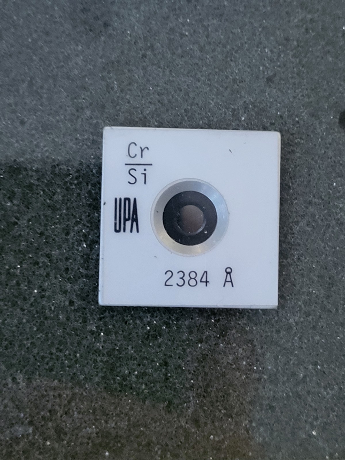 UPA Veeco Cr/Si Coating Thickness Calibration Standard Set w Disks.