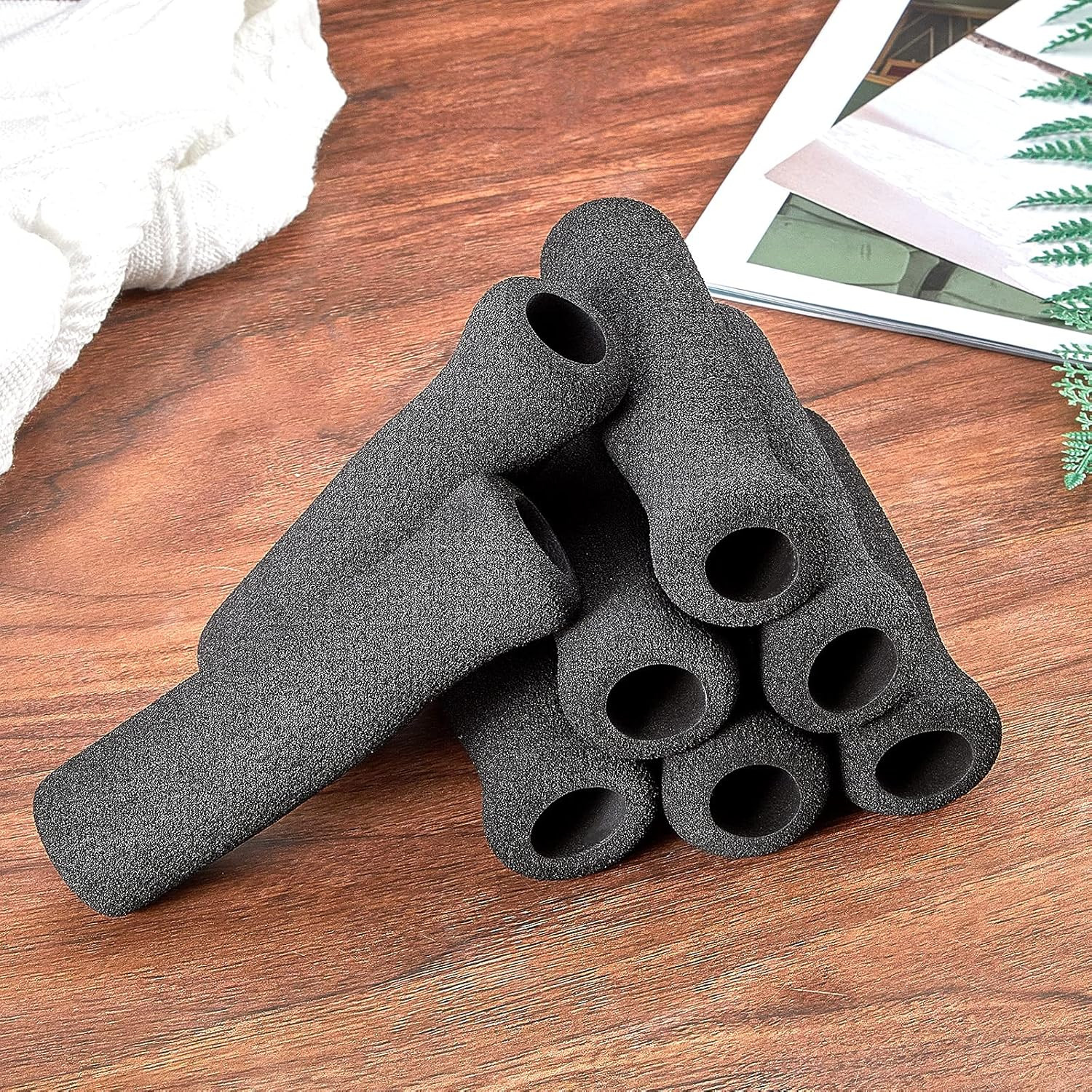 Foam Cane Handle Grip Replacement Offset Walking Hand Foam Handle for Bicycle Ha